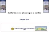 Sulfoniluree e glinidi: pro e contro - SID Italia - Suloniluree e glinidi pro... · Sulfoniluree e glinidi: pro e contro T2DM anti-hyperglycaemic therapy: general recommendations
