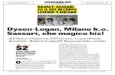 Dyson-Logan, Milano k.o, Sassari, che magico bis! · Sassari, che magico bis! • Il Banco schizza via, l'EA7 torna a -1 e poi affonda Sacchetti: «Batterli ai playoff? Siamo più