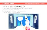 CSOR SP booklet digitalonly · STRAvINSKY / PULCINELLA CHICAGO SYMPHONY ORCHESTRA 2 The conductor in conversation with Phillip Huscher PH: When Stravinsky began his Four Études in