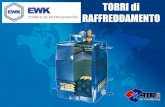 TORRI di RAFFREDDAMENTO - Gruppo Atrgruppoatr.com/wp-content/uploads/2016/06/EWK.pdf · Torri di Raffreddamento preassemblate EWK Torri evaporative con ventilatori assiali. EWK-D