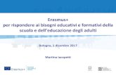 Erasmus+ per rispondere ai bisogni educativi e formativi dellanecessari per la preparazione e per la disseminazione Attenzione alla gestione degli aspetti logistici e pratici delle
