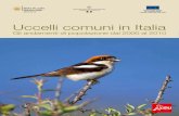 Uccelli comuni in Italia - LIPUcomuni in Italia, realizzato dalla LIPU insieme al Coordinamento del progetto MITO2000 con il contributo della Rete Rurale Nazionale. Il rapporto presenta