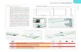 SISTEMA BINARIO - Ligra · SISTEMA BINARIO Technical features • Sistema “BINARIO”: profilo in alluminio verniciato bianco da cm 240, altezza cm 8, dotato di doppio binario per