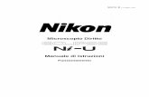 Microscopio Diritto Manuale di Istruzioni · Questo manuale di istruzioni è stato scritto per gli utilizzatori del microscopio Nikon ECLIPSE Ni-U. Per un corretto uso, prima di usare