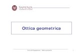 07 Ottica geometrica - · PDF file 2019. 2. 26. · Corso di Propagazione: Ottica geometrica 6 Significato e.m. dell’ottica geometrica (3/3) Inoltre, sempre per analogia con le onde