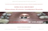 Special Report Protocollo Rimozione Protetta Amalgama Dentale · PROTOCOLLO RIMOZIONE PROTETTA DELL’AMALGAMA si combina con gli enzimi causando poi l’effetto tossico. Ricordo