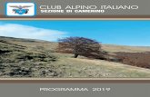 club alpino italiano sezione di camerino · 2019. 4. 23. · club alpino italiano sezione di camerino Art. 1 dello Statuto del C.A.I. Il Club alpino italiano (C.A.I.), fondato in