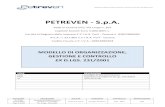 PETREVEN - S.p.A. · Petreven S.p.A. Gruppo di lavoro CEO - ODV CDA Modello di Organizzazione, Gestione e Controllo ex D.Lgs. 231/2001_Rev3 (linee guida) elaborati dalle associazioni