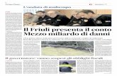 Il Friuli presenta il conto Mezzo miliardo di danni...2018/11/03  · tazione che di cura della vegeta-zionenellenostrecittà.SulleAl-piinsiemeallepopolazioniloca-li dobbiamo valutare