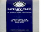 Rotary Club Osimo - la prima organizzazione di servizio al …...Rotary Club di Osimo 2090 Distretto Rotary International 300 ANNIVERSARIO DI FONDAZIONE 1958-1988 Comitato d'onore