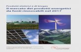 Prodotti elettrici e di biogas Il mercato dei prodotti ... · Il mercato dei prodotti energetici da fonti rinnovabili 2017 – A colpo d’occhio 4 Sempre più fornitori di energia