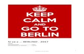 Si va a … BERLINO - 2017 · Mezzi pubblici a Berlino: rete ed orari di metro, tram e bus Berlino è divisa in tre aree: A, B e C. La A include il centro storico e le zone all'interno