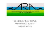 BENESSERE ANIMALE ANNUALITA' 2010-11 MISURA F - bara.sardegna.it/sites/default/files/files/CorsiMisuraF/Acqua uso zootecnicodef.pdf• In campo zootecnico non esistono norme specifiche