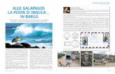 Taccuini filaTelici di viaggio di Fabio Vaccarezza alle ... · Dal 1970 sono funzionati alle Galapagos quattro uffici postali in altrettante isole: Santa Cruz, Isabela, San Cristobal