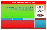 PIANO COMUNALE DI PROTEZIONE CIVILE · 2016. 1. 15. · Aggiornamento Piano Protezione Civile – Alberobello (BA) 5 limitatezza temporale nell’uso di quei mezzi e poteri straordinari