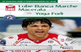 NONA GIORNATA Serie A1 TIM Lube Banca Marche Macerata VS … match... · 2018. 10. 8. · LEGA PALLAVOLO SERIE A 8 >La ClassificaRegular Season A1 Match Program NONA GIORNATA Serie