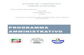 PROGRAMMA AMMINISTRATIVO - L'Alto Adige Nel Cuore · 2016. 8. 28. · Programma amministrativo del candidato sindaco della coalizione Alessandro Urzì PROGRAMMA AMMINISTRATIVO ELEZIONI