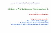 Sistemi e Architetture per l'Automazione Lsapa.campusfc.unibo.it/SAPA_06_Attuatore_Generalizzato... · 2018. 3. 21. · Ing. Lorenzo Moriello - Sistemi e Architetture per l'Automazione