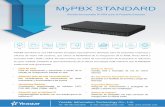MyPBX Standard Datasheet en - comtel.com.sv€¦ · MyPBX Standard es una PBX híbrida encajada especialmente diseñada para las pequeñas empresas y oficinas de hasta 100 usuarios,