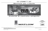 EZ-ZONE™ ST Manuale per l’utente - Watlo um italian 8-8-06.pdf · Caratteristiche e vantaggi Montaggio a retroquadro o su barra DIN • Molteplici opzioni di montaggio Configurazione