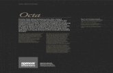 Octa - spencer interiors · Octa Il nome Octa deriva dal greco octo: otto, come il numero delle gambe in metallo piegato e saldato che compongono il tavolo, inconsueto ed elegante,