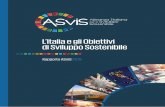 L’Italia e gli Obiettivi di Sviluppo Sostenibile · da 193 Paesi il 25 settembre 2015, e si avanzano proposte concrete per migliorare le performance econo-miche, sociali e ambientali