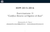 presentazione - Alessandro Antonio Nacci | DEIB · 2016. 3. 31. · Esercizio sulla Algebra di Boole 12 AXO – esame di giovedì 4 marzo 2010 - CON SOLUZIONI pagina 13 di 22 seconda