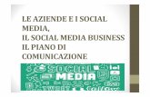 LE AZIENDE E I SOCIAL MEDIA,.pptx [Sola lettura]...#.1 LE AZIENDE E I SOCIAL MEDIA •Uno studio dello IULM condotto a novembre 2013 su 720 aziende Italiane, di varie dimensioni e