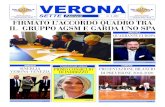 VERONA - adige.tv · Direttore Francesca Tamellini Poste Italiane s.p.a. - Spedizione in Abbonamento Postale - D.L. 353/2003 (conv. in L. 27/02/2004 n° 46) art. 1, comma 1, CNS VERONA