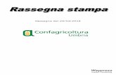 Rassegna del 29/03/2018 - Confagricoltura Umbria...Via libera da Ismea all'accesso ai 70 min di euro (suddivisi in 2 lotti, regioni del Centronord e regioni del Sud e Isole) per il