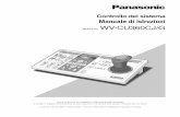 WV-CU360CJ/G - Panasonic...2017/02/17  · VERSIONE ITALIANA (ITALIAN VERSION) AVVERTENZA: • Per prevenire il rischio di incendio o di scossa elettrica, non esporre questa apparecchiatura