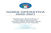 GUIDA OPERATIVA 2020-2021 - crlombardia.it … · GUIDA OPERATIVA 2020-2021 Guida per Procedure e Dematerializzazione ad uso delle Società della Delegazione di Varese DELEGAZIONE