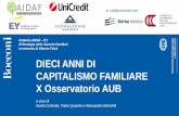 New Presentazione di PowerPoint - AIDAF · 2020. 7. 25. · Indice 2 I. L’aumento della rilevanza delle aziende - familiari e non familiari - dell’Osservatorio AUB nell’ultimo
