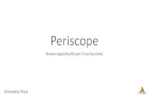 Periscope - Asseprim · 2018. 12. 2. · Consulenza per integrare Periscope nella Vostra comunicazione Training on the job e attività in house sull [utilizzo dei social media “Ultimo