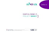 GAP CIAK 2 - CNR · GAP&CIAK 2 - POLICY BRIEF - Donne nell’industria dell’audiovisivo 4 5 1. AZIONI DI SISTEMA Verso la parità di genere-Realizzare un piano strategico d’azione
