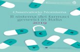 mg Il sistema dei farmaci generici in Italia 2019 Indice Introduzione 7 Il sistema dei farmaci generici in Italia 1.Il settore della farmaceutica 11 Struttura dimensionale 11 Occupazione
