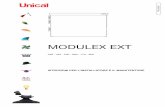 MODULEX EXT€¦ · proprietario o se si dovesse traslocare e lasciare l’apparecchio, assicurarsi sempre che il libretto accompagni l’apparecchio in modo che possa essere consultato
