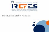 Introduzione: CNR in Piemonte CNR-CTE_Introd… · 6. Tutelare l'ambiente e sostenere un uso efficiente delle risorse 7. Incoraggiare il trasporto sostenibile e la rimozione delle