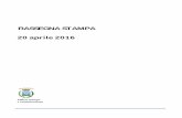 RASSEGNA STAMPA 20 aprile 2016 - Avellino · UFFICIO STAMPA E COMUNICAZIONE RASSEGNA STAMPA ON LINE (mercoledì 20 aprile 2016) ... Crisi al Comune, Petitto: «Senza numeri c’è
