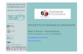 PROGETTO ECONOMIA DI COMUNIONE Marco Poma - Imprenditore · 2.03.2017  · forum pratiche di resilienza acquario di milano 1 24febbrai02017 forum resilienza of co"us10n an economy