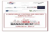 Ottobre 2017 - In Out Risk Managementinoutriskmanagement.it/it/il_mese_del_risk_management.pdf · Provincia di Brescia; Comunità Montana di Valle Camonica; Assocamuna - Associazione