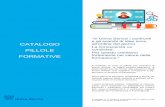CATALOGO PILLOLE FORMATIVE - - Univa Servizi · 2020. 6. 3. · AREA FINANZA - Bisogni finanziari in fase d’emergenza: strumenti di analisi e copertura pag. 33 - Strategie di pricing