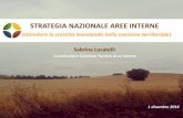 STRATEGIA NAZIONALE AREE INTERNE - Formezterritori.formez.it/sites/all/files/intervento_lucatelli... · 2017. 6. 22. · STRATEGIA NAZIONALE AREE INTERNE (stimolare la crescita investendo