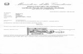 Certificato Penale del Casellario Giudiziale (ART. 25 14 ...Certificato Penale del Casellario Giudiziale (ART. 25 14/11/2002 N.313) CERTIFICATO NUMERO: 7961 /2019/R Al nome di: Cognome