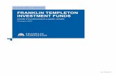 FRANKLIN TEMPLETON INVESTMENT FUNDS · Franklin Global Aggregate Investment Grade Bond Fund chiuso l’11 aprile 2019. Fusioni di Comparti Il 23 novembre 2018, Templeton European