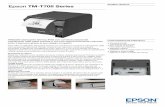 Epson TM-T70II Series€¦ · sotto il bancone grazie al suo design compatto TM-T70II è un'affidabile stampante termica per scontrini con comandi e caricamento della carta posizionati