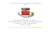 PIANO TRIENNALE DELLA PREVENZIONE DELLA CORRUZIONE E …ww2.gazzettaamministrativa.it/opencms/export/sites/... · 2018. 2. 19. · comune di villanova d’albenga (sv) piano triennale