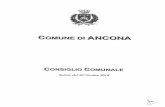 CONSIGLIO COMUNALE - Comune di Ancona · consiglio comunale di ancona 30 ottobre 2018 punto n. 2 all’o.d.g.: “riconoscimento di legiflimita’ debito fuori bilancio derivante
