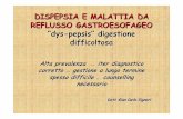 DISPEPSIA E MALATTIA DA REFLUSSO GASTROESOFAGEO “dys …biblioteca.asmn.re.it/allegati/ORIA/signoridispepsia... · 2010. 8. 6. · DISPEPSIA: DEFINIZIONE •DOLORE riferito alla