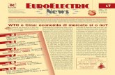 WTOeCina:economiadimercatosìono? · Newsletter europea d’informazione del comparto elettrico rivolta a produttori, distributori, consorzi, rappresentanti, istituzioni e associazioni,